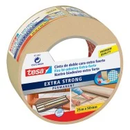 Nastro Biadesivo Extra Forte Tesa - 50 mm x 25 m - 05672-00000-11 (Bianco)