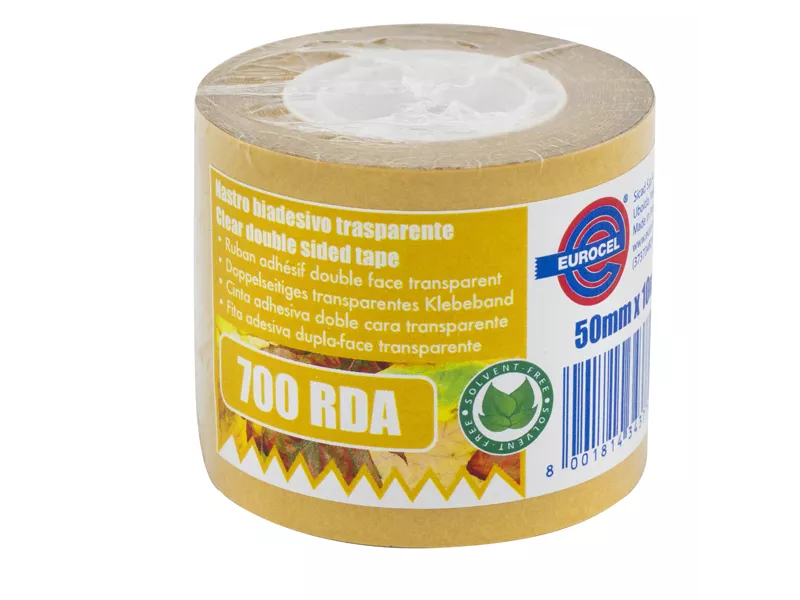 Nastro Biadesivo 700RDA Eurocel - 50 mm x 10 m - 046016354 (Trasparente)
