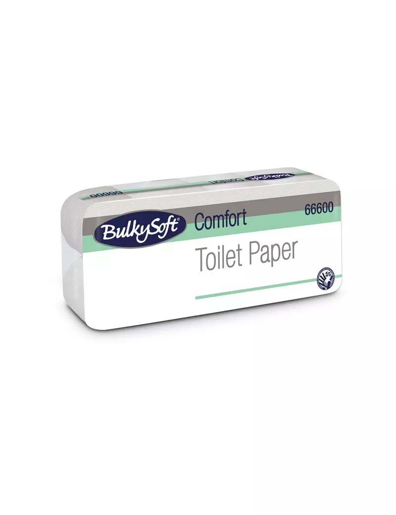 Carta Igienica Bulky Soft - 2 Veli - 145 Strappi - 66600 (Bianco Conf. 10) Carta Igienica Bulky Soft - 2 Veli - 145 Strappi - 66600 (Bianco Conf. 10)