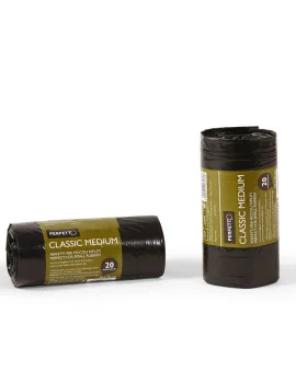 Sacco Immondizia Classic Medium Perfetto - 55x70 cm - 45 Litri - 0357 (Nero Conf. 20)