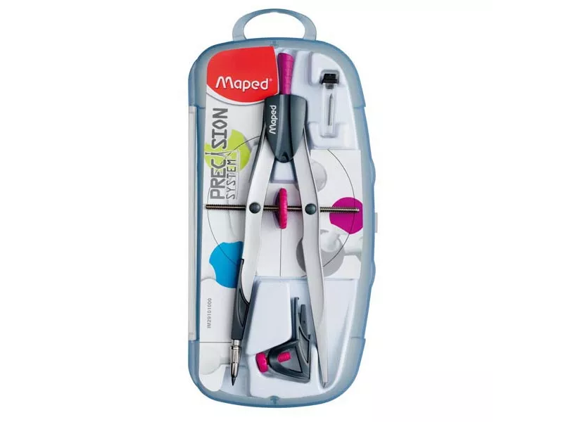 Compasso Precision System Maped - 291010 (Argento e Blu)