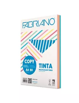Carta Colorata Copy Tinta Fabriano - A4 - 80 g - 62521297 (Assortiti Tenui Conf. 250)