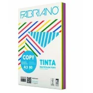 Carta Colorata Copy Tinta Fabriano - A3 - 80 g - 62629742 (Assortiti Forti Conf. 250)