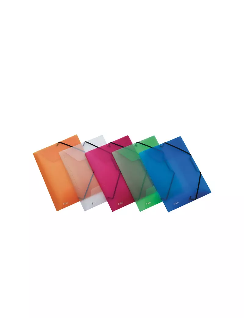 Cartella 3 Lembi con Elastico in PPL Lumina Favorit - 22x30 cm - 400066830 (Assortiti Conf. 20) Cartella 3 Lembi con Elastico in PPL Lumina Favorit - 22x30 cm - 400066830 (Assortiti Conf. 20)