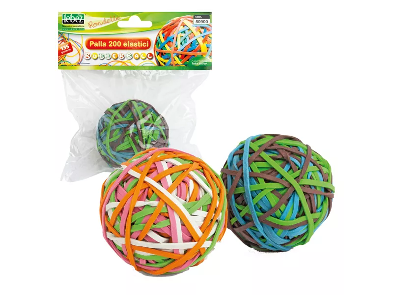 Elastici in Gomma Lebez - Ø50 mm - 50900 (Assortiti Conf. 200) Elastici in Gomma Lebez - Ø50 mm - 50900 (Assortiti Conf. 200)