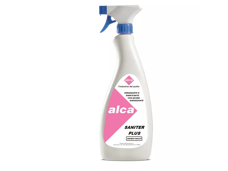 Sgrassante Sanitizzante Saniter Plus Alca - 750 ml - ALC437 Sgrassante Sanitizzante Saniter Plus Alca - 750 ml - ALC437