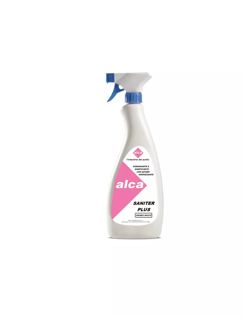 Sgrassante Sanitizzante Saniter Plus Alca - 750 ml - ALC437 Sgrassante Sanitizzante Saniter Plus Alca - 750 ml - ALC437