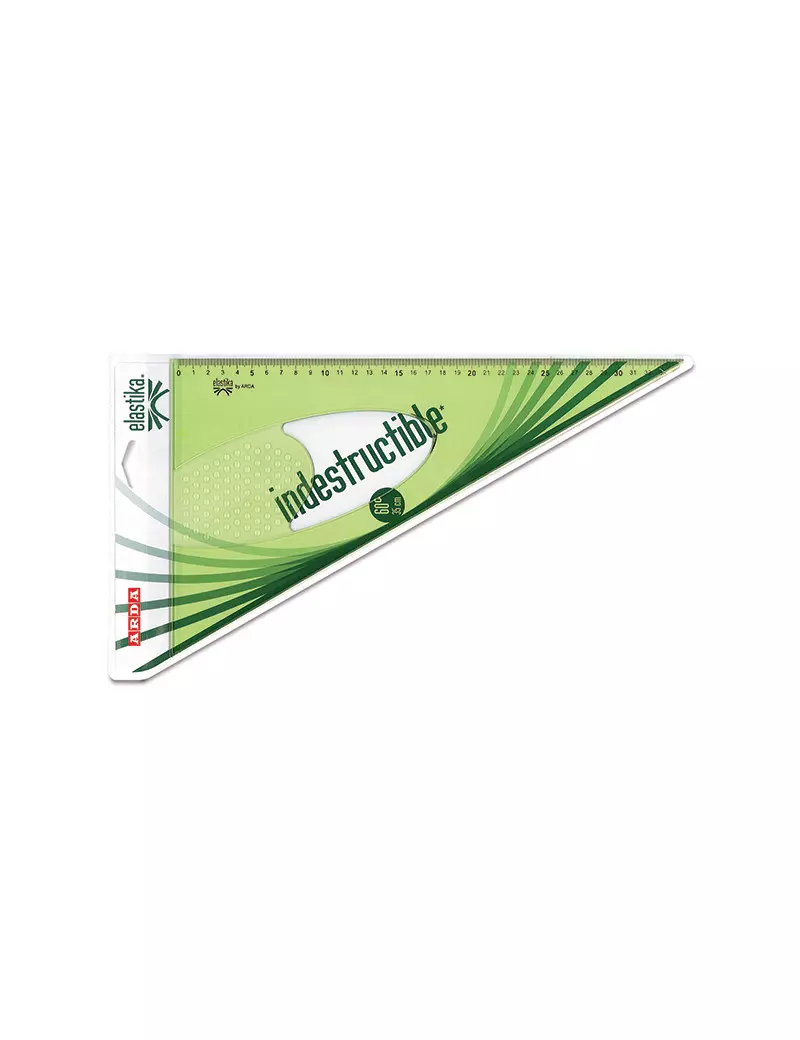 Squadra Elastika Arda - 60° - 35 cm - EL6035 (Verde Trasparente) Squadra Elastika Arda - 60° - 35 cm - EL6035 (Verde Trasparente)