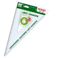 Squadra per Mancini Arda - 60° - 30 cm - 28830MAN (Trasparente)