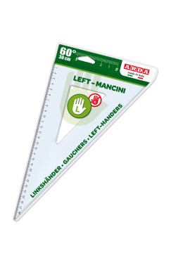 Squadra per Mancini Arda - 60° - 30 cm - 28830MAN (Trasparente)