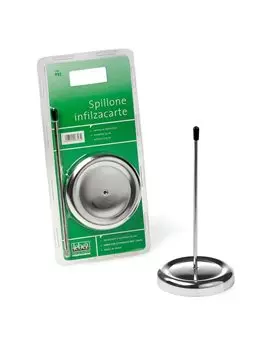 Spillone Infilzacarte Lebez - 093 (Argento)