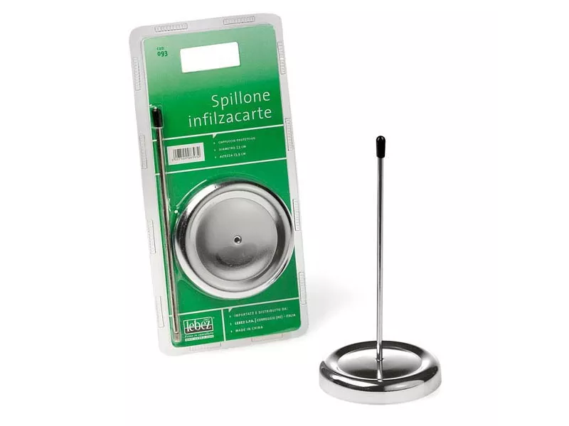 Spillone Infilzacarte Lebez - 093 (Argento) Spillone Infilzacarte Lebez - 093 (Argento)