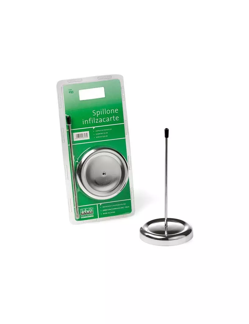 Spillone Infilzacarte Lebez - 093 (Argento) Spillone Infilzacarte Lebez - 093 (Argento)