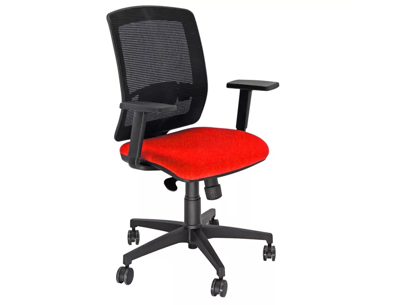 Sedia Semidirezionale Molly A Unisit - MLA/BR2D/SR (Nero e Rosso) Sedia Semidirezionale Molly A Unisit - MLA/BR2D/SR (Nero e Rosso)