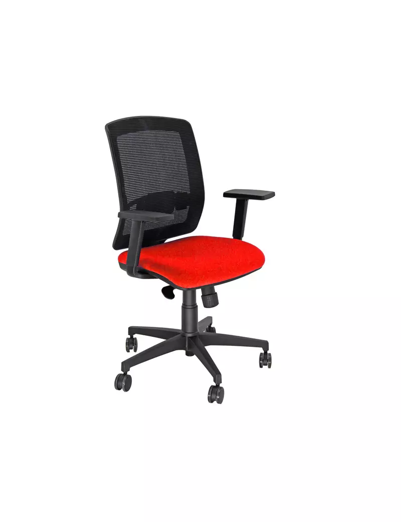 Sedia Semidirezionale Molly A Unisit - MLA/BR2D/SR (Nero e Rosso) Sedia Semidirezionale Molly A Unisit - MLA/BR2D/SR (Nero e Rosso)