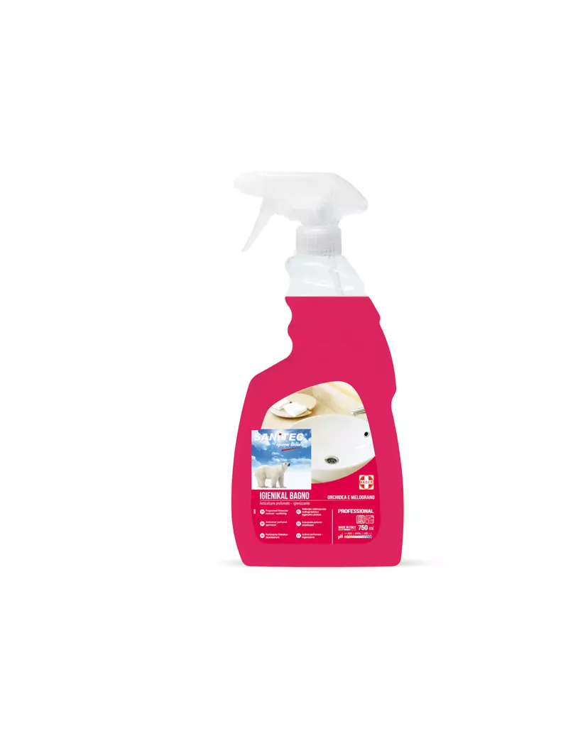 Anticalcare Igienikal Bagno Sanitec - 1920-S - 750 ml (Orchidea e Melograno) Anticalcare Igienikal Bagno Sanitec - 1920-S - 750 ml (Orchidea e Melograno)