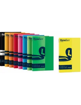 Carta Colorata in Rismette Favini - A4 - 90 g - A69H144 (Giallo Oro Forte Conf. 100)