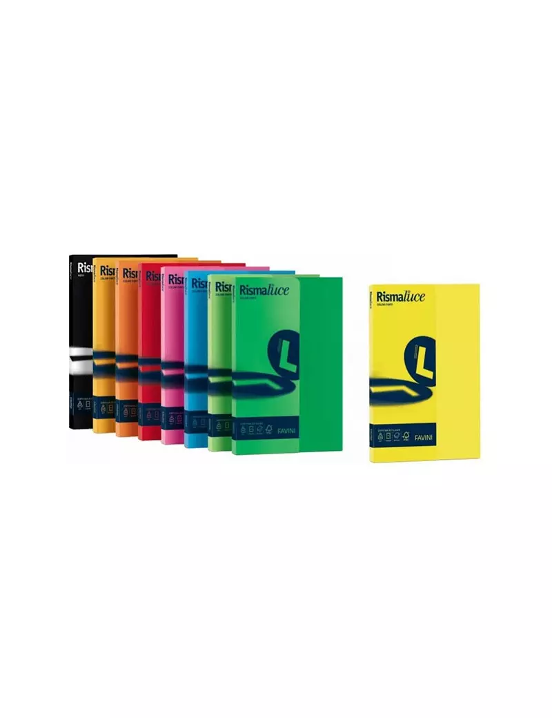 Carta Colorata in Rismette Favini - A4 - 90 g - A69H144 (Giallo Oro Forte Conf. 100)