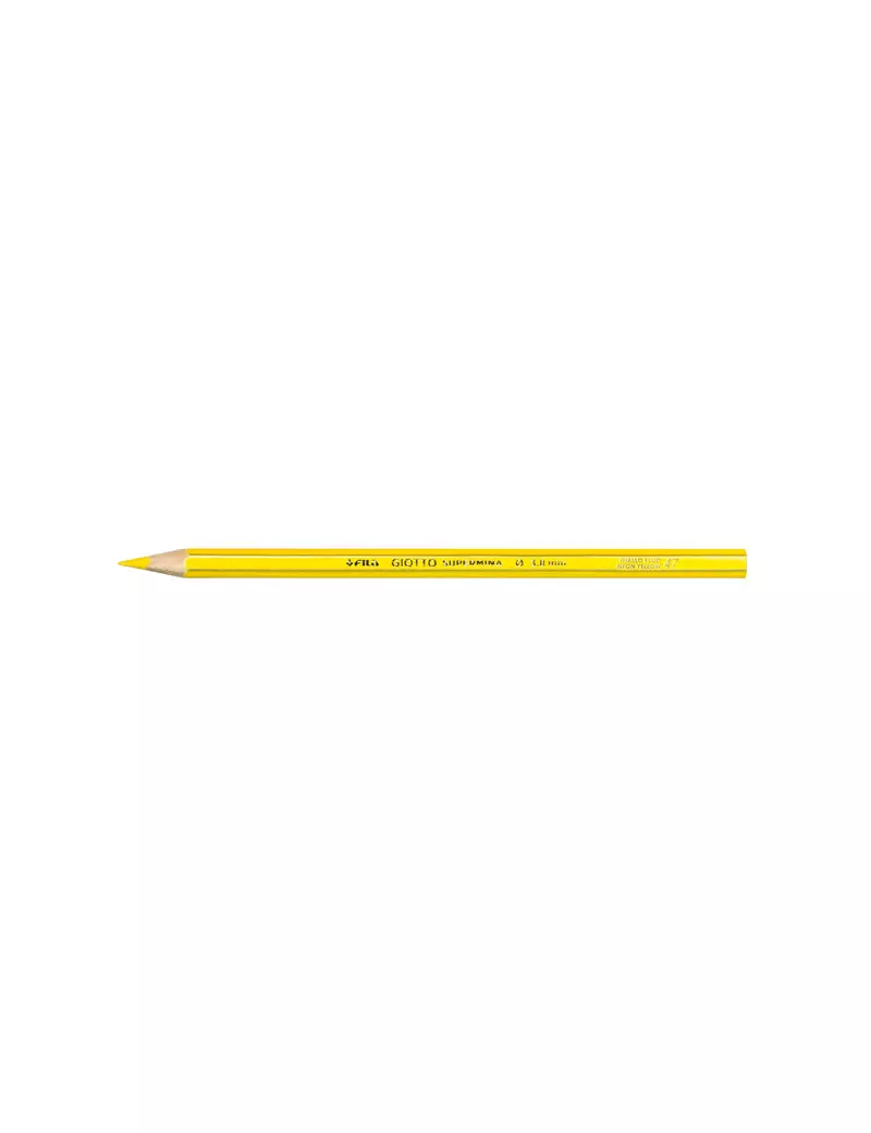 Matite Colorate Supermina Giotto Fila - 3,8 mm - 23905100 (Giallo Fluo Conf. 12) Matite Colorate Supermina Giotto Fila - 3,8 mm - 23905100 (Giallo Fluo Conf. 12)
