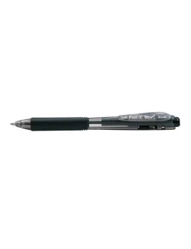 Penna a Sfera a Scatto Feel It WoW Pentel - 1 mm - BX440-AI (Nero Conf. 12)