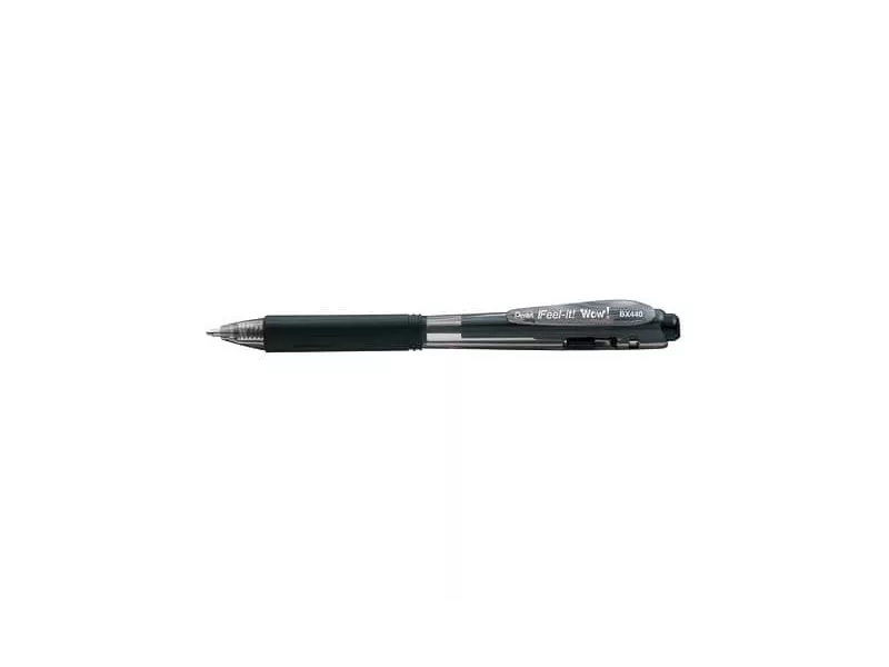 Penna a Sfera a Scatto Feel It WoW Pentel - 1 mm - BX440-AI (Nero Conf. 12)
