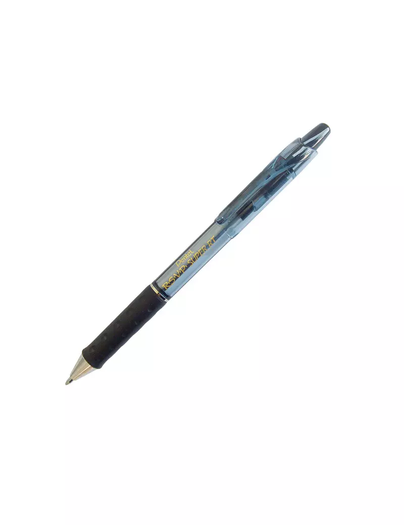 Penna a Sfera a Scatto Feel It Pentel - 1 mm - BX480-A (Nero Conf. 12)