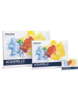 Blocco Acquerello Favini - 35x50 cm - 340 g - 10 Fogli - A223413 (Conf. 4)