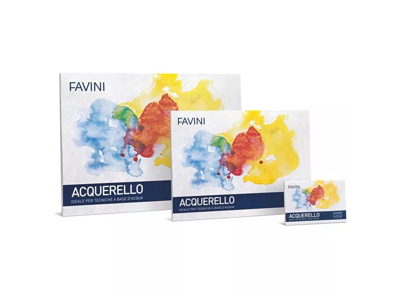 Blocco Acquerello Favini - 35x50 cm - 340 g - 10 Fogli - A223413 (Conf. 4) Blocco Acquerello Favini - 35x50 cm - 340 g - 10 Fogli - A223413 (Conf. 4)