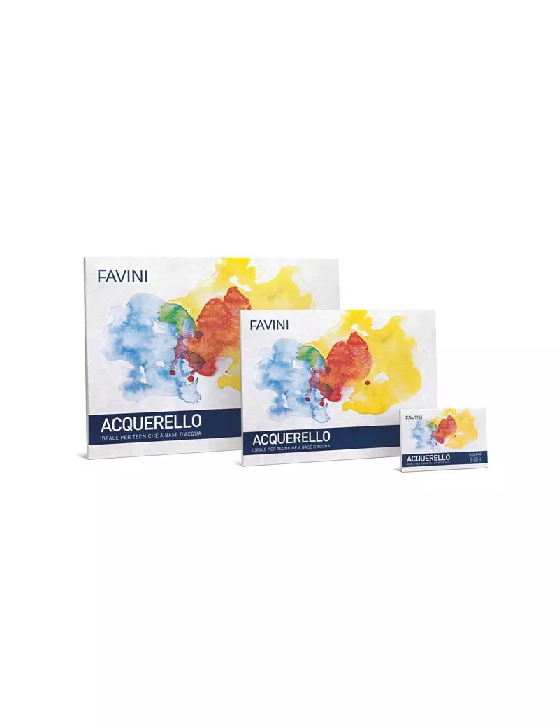 Blocco Acquerello Favini - 35x50 cm - 340 g - 10 Fogli - A223413 (Conf. 4) Blocco Acquerello Favini - 35x50 cm - 340 g - 10 Fogli - A223413 (Conf. 4)