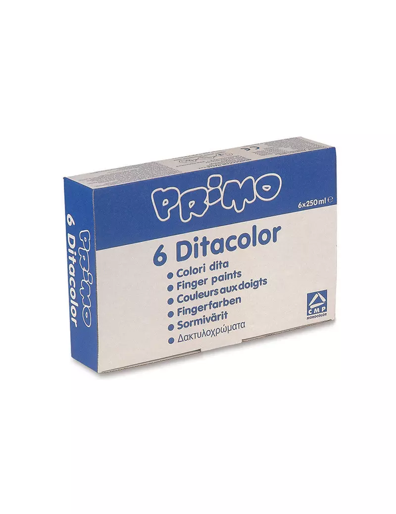 Color a Dita Ditacolor Primo Morocolor - 250 ml - 222TD6G (Assortiti Conf. 6) Color a Dita Ditacolor Primo Morocolor - 250 ml - 222TD6G (Assortiti Conf. 6)