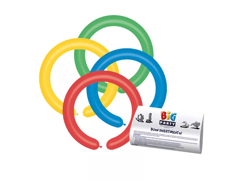 Palloncino Modellabile in Lattice Big Party - 5 cm - 72038 (Assortiti Conf. 25)