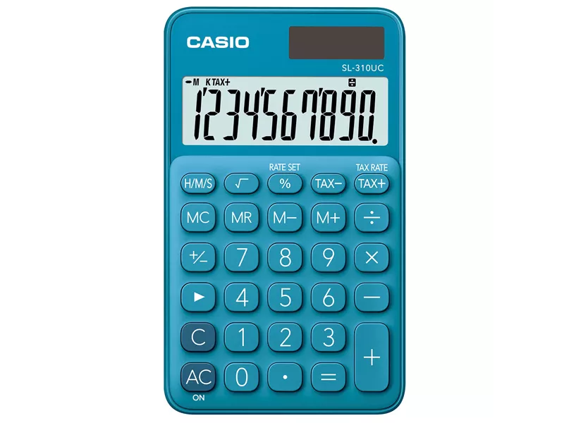 Calcolatrice Tascabile SL-310UC-BU Casio (Blu) Calcolatrice Tascabile SL-310UC-BU Casio (Blu)