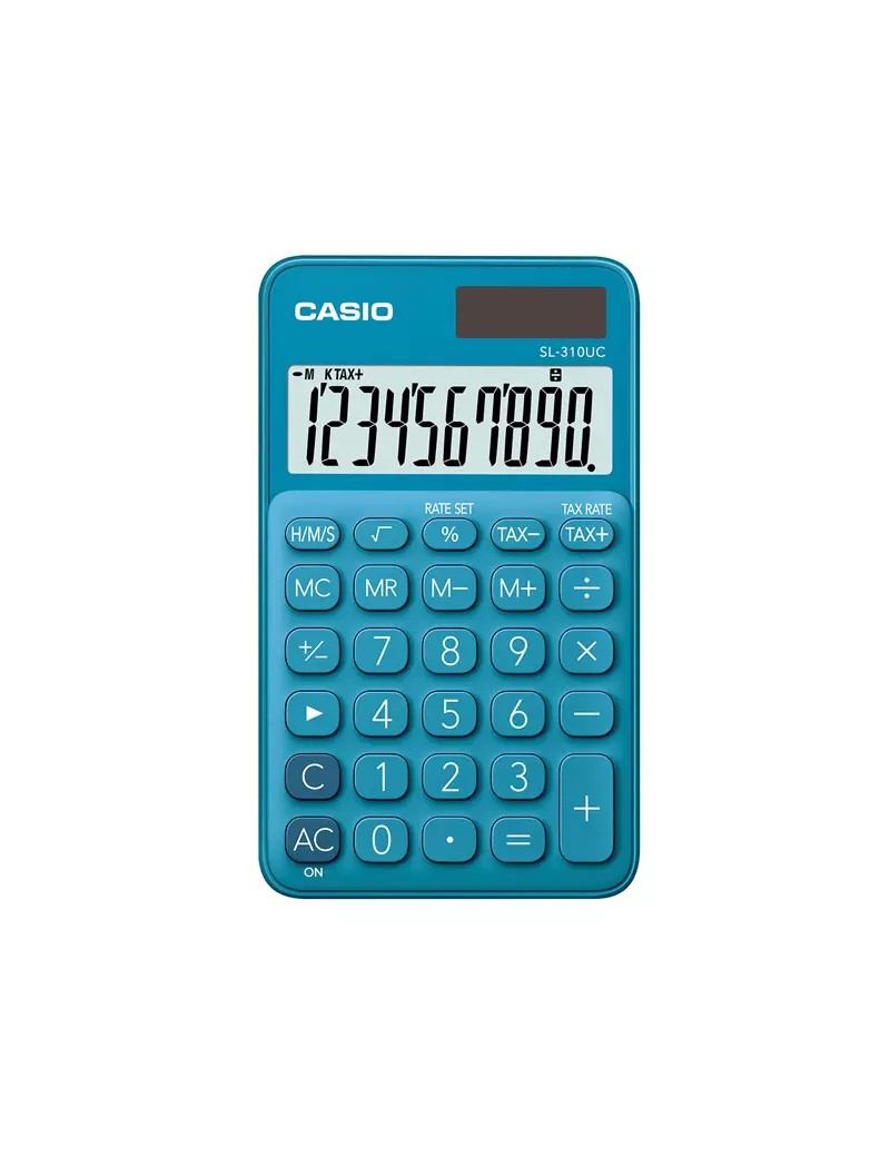 Calcolatrice Tascabile SL-310UC-BU Casio (Blu) Calcolatrice Tascabile SL-310UC-BU Casio (Blu)