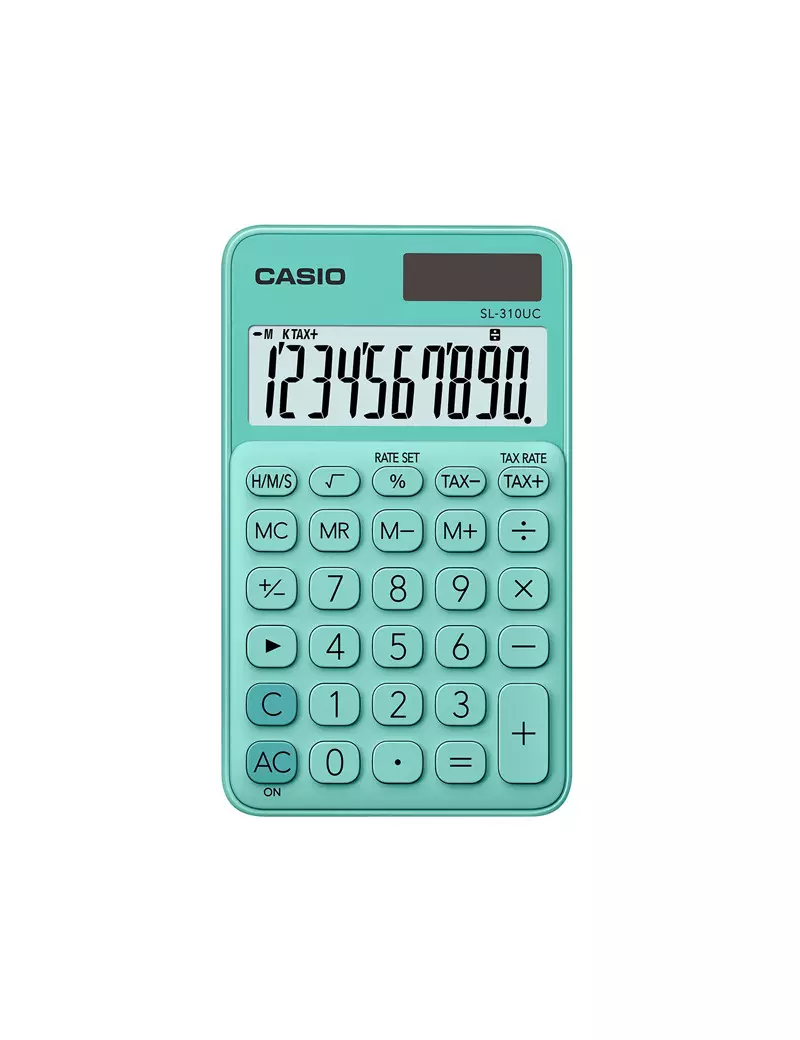 Calcolatrice Tascabile SL-310UC-GN Casio (Verde) Calcolatrice Tascabile SL-310UC-GN Casio (Verde)