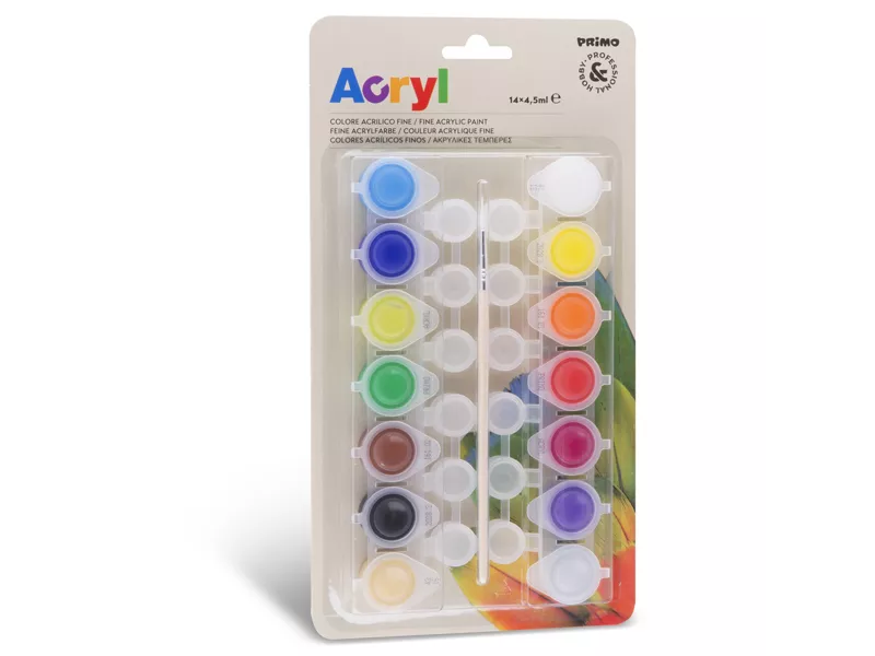 Colore Acrilico Acryl Primo Morocolor - 4,5 ml - 161TA14BL (Assortiti Conf. 14)
