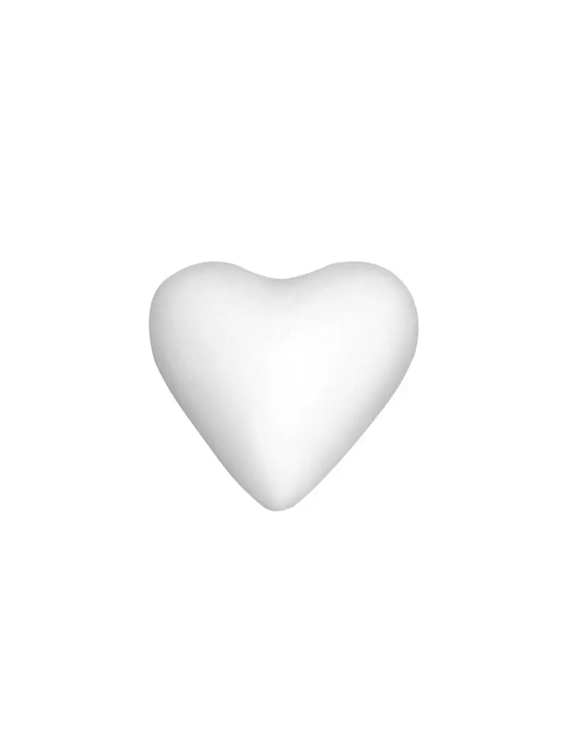 Cuore in Polistirolo Espanso Riplast - 110 mm - 51826005 (Bianco Conf. 18) Cuore in Polistirolo Espanso Riplast - 110 mm - 51826005 (Bianco Conf. 18)
