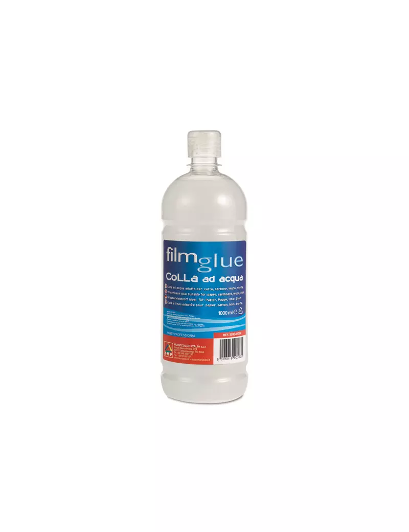 Colla ad Acqua Filmglue Primo Morocolor - 1 Litro - 303CA1000 Colla ad Acqua Filmglue Primo Morocolor - 1 Litro - 303CA1000
