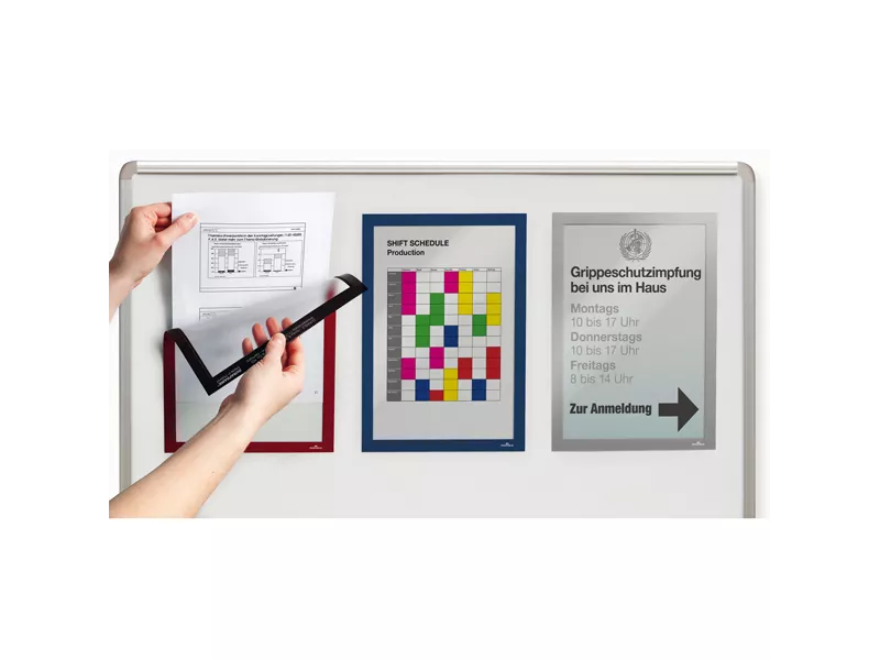 Cornice Magnetica Duraframe Durable - A4 - 4869-01 (Nero Conf. 5)