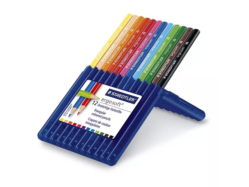 Matite Colorate Ergosoft Staedtler - 3 mm - 157 SB12 (Assortiti Conf. 12) Matite Colorate Ergosoft Staedtler - 3 mm - 157 SB12 (Assortiti Conf. 12)