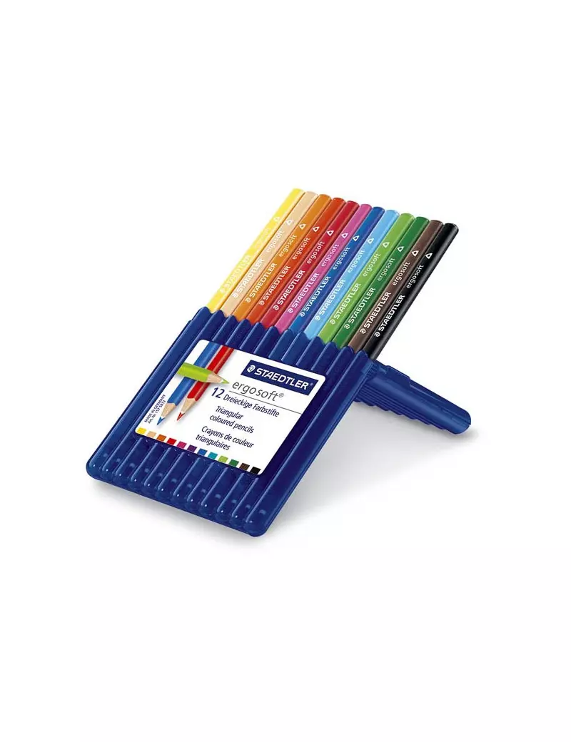 Matite Colorate Ergosoft Staedtler - 3 mm - 157 SB12 (Assortiti Conf. 12) Matite Colorate Ergosoft Staedtler - 3 mm - 157 SB12 (Assortiti Conf. 12)