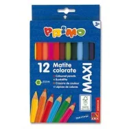 Matite Colorate Maxi Primo Morocolor - 5,5 mm - 510MAXI12E (Assortiti Conf. 12)