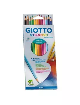 Matite Colorate Stilnovo Acquarell Giotto Fila - 3,3 mm - 255700 (Assortiti Conf. 12)
