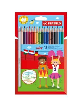 Matite Colorate Color Stabilo - 2,5 mm - 1918/77-11 (Assortiti Conf. 18)