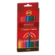 Matite Colorate Studio Mondeluz Koh-i-noor - 3,8 mm - H2140N (Assortiti Conf. 24)