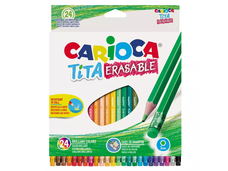 Matite Colorate Tita Carioca - 42938 (Assortiti Conf. 24)