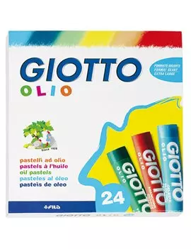 Pastelli a Olio Giotto Fila - 10 mm - 293100 (Assortiti Conf. 24)