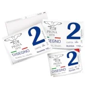 Album da Disegno Pigna 2 - 24x33 cm - Liscio Riquadrato con Angoli - 110 g - 0220016SG (Bianco Conf. 10)