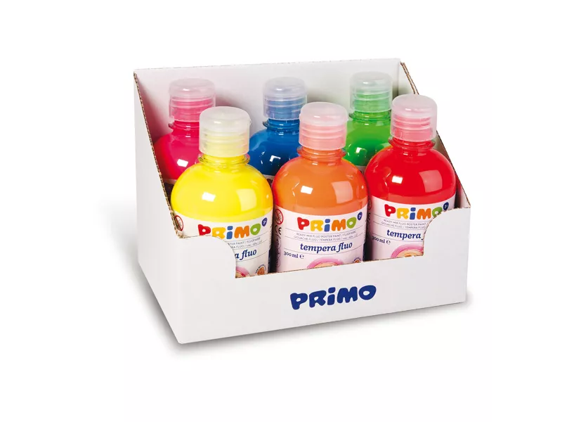 Tempera Fluo Primo Morocolor - 300 ml - 255TF6ASS (Assortiti Conf. 6) Tempera Fluo Primo Morocolor - 300 ml - 255TF6ASS (Assortiti Conf. 6)