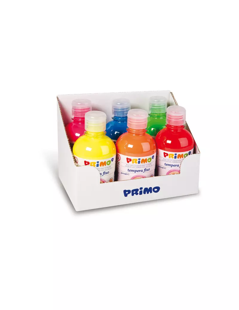 Tempera Fluo Primo Morocolor - 300 ml - 255TF6ASS (Assortiti Conf. 6)