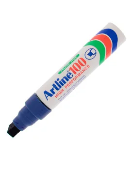 Marcatore Permanente A100 Artline - Punta Scalpello - 7,5-12 mm - A100B (Blu)